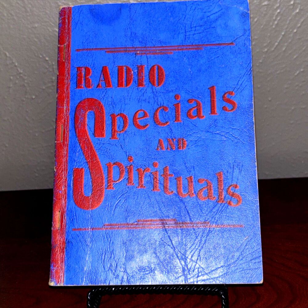 Radio Specials And Spirituals Hymnal Vintage 1948 Stamps Quartet Music Company